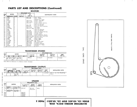 Silvertone 8108A Ch= 101.851; Sears, Roebuck & Co. (ID = 458935) Radio