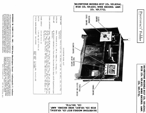 Silvertone 8127 Ch= 101.831A; Sears, Roebuck & Co. (ID = 990934) Radio