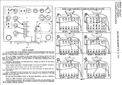 Silvertone 812 ; Sears, Roebuck & Co. (ID = 650719) Radio