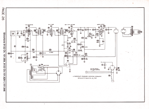 Silvertone 8132 Ch= 101.854; Sears, Roebuck & Co. (ID = 1343995) Television