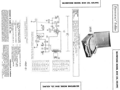 Silvertone 8144 Ch= 431.199; Sears, Roebuck & Co. (ID = 458960) R-Player