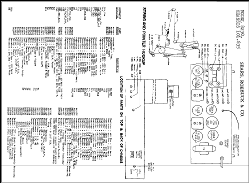 Silvertone 8230 Ch= 101.835; Sears, Roebuck & Co. (ID = 306836) Radio