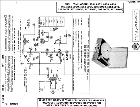 Silvertone 8232 Ch= 528.56000; Sears, Roebuck & Co. (ID = 537491) R-Player