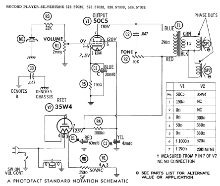 Silvertone 8236 Ch= 528.59030; Sears, Roebuck & Co. (ID = 2600905) R-Player