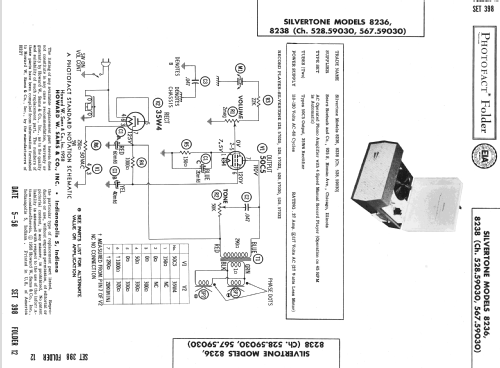 Silvertone 8236 Ch= 528.59030; Sears, Roebuck & Co. (ID = 2600907) R-Player