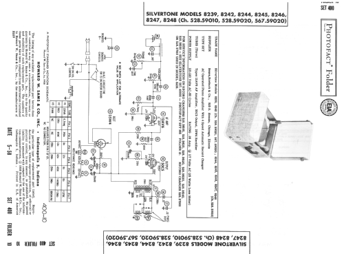 Silvertone 8244 Ch= 528.59010; Sears, Roebuck & Co. (ID = 2618196) R-Player