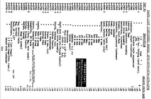 Silvertone 8-Tube Battery Order= 57KM 1575; Sears, Roebuck & Co. (ID = 1279308) Radio