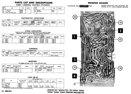 Silvertone 9003 Ch= 132.44300 Order=57Y 9003; Sears, Roebuck & Co. (ID = 591936) Radio