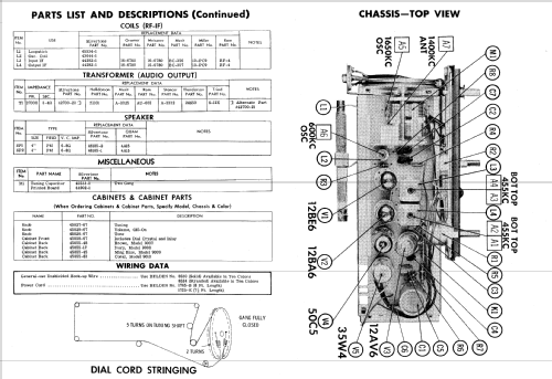 Silvertone 9007 Ch=132.45600 Order=57Y 9007; Sears, Roebuck & Co. (ID = 604637) Radio