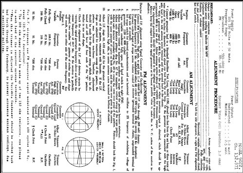 Silvertone 9022 Ch= 132.871; Sears, Roebuck & Co. (ID = 274194) Radio