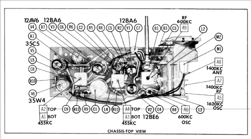 Silvertone 9025 Ch= 528.53420 Order=57Y 9025; Sears, Roebuck & Co. (ID = 640626) Radio