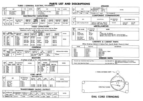 Silvertone 9025 Ch= 528.53420 Order=57Y 9025; Sears, Roebuck & Co. (ID = 640627) Radio