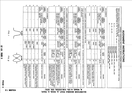 Silvertone 9057 Ch= 528.53320, 321, 322; Sears, Roebuck & Co. (ID = 715750) Radio