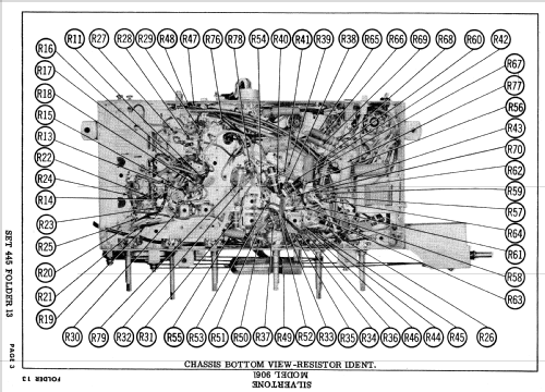 Silvertone 9062 Ch= 528.53380; Sears, Roebuck & Co. (ID = 693348) Radio