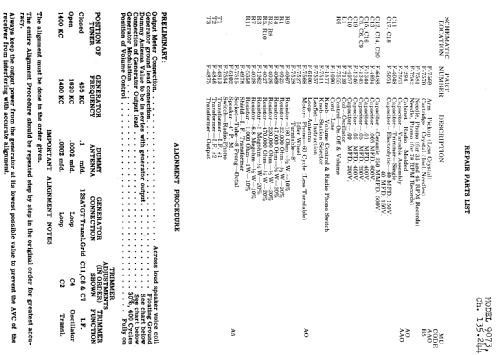 Silvertone 9073A Ch= 135.244; Sears, Roebuck & Co. (ID = 696370) Radio