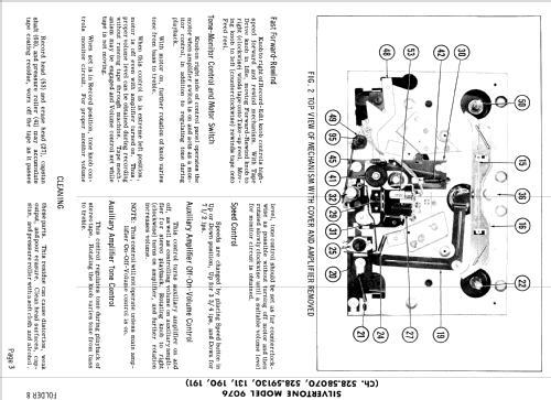 Silvertone 9076 Ch= 528.59131; Sears, Roebuck & Co. (ID = 764224) Sonido-V