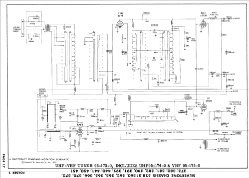 Silvertone 9115 Ch= 528.51373; Sears, Roebuck & Co. (ID = 919445) Television