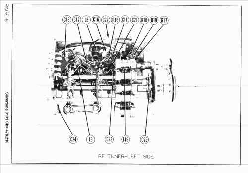 Silvertone 9131 Ch= 478.210; Sears, Roebuck & Co. (ID = 1569096) Television