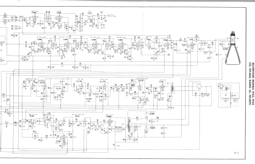 Silvertone 9133 Ch= 101.866 and Ch= 101.859; Sears, Roebuck & Co. (ID = 1666515) TV-Radio