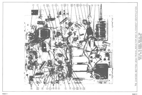 Silvertone 9133 Ch= 101.866 and Ch= 101.859; Sears, Roebuck & Co. (ID = 1666519) TV-Radio