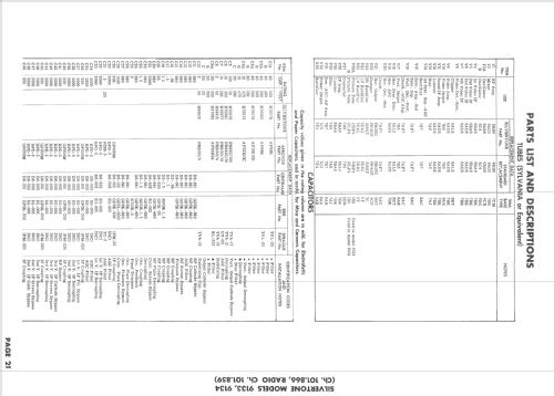 Silvertone 9133 Ch= 101.866 and Ch= 101.859; Sears, Roebuck & Co. (ID = 1666533) TV Radio