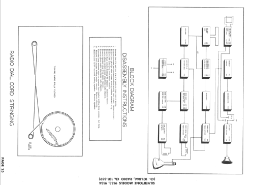 Silvertone 9133 Ch= 101.866 and Ch= 101.859; Sears, Roebuck & Co. (ID = 1666536) TV Radio