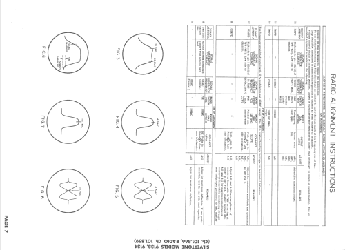 Silvertone 9134 Ch= 101.866 and Ch= 101.859; Sears, Roebuck & Co. (ID = 1666785) TV Radio