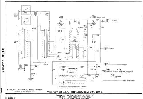 Silvertone 9160 Ch= 528.51401; Sears, Roebuck & Co. (ID = 916714) Television