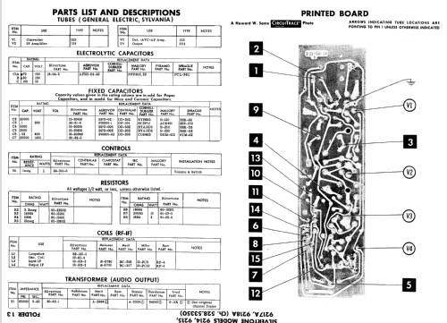 Silvertone 9214 Ch=528.53350 Order=57Y 9214; Sears, Roebuck & Co. (ID = 634959) Radio