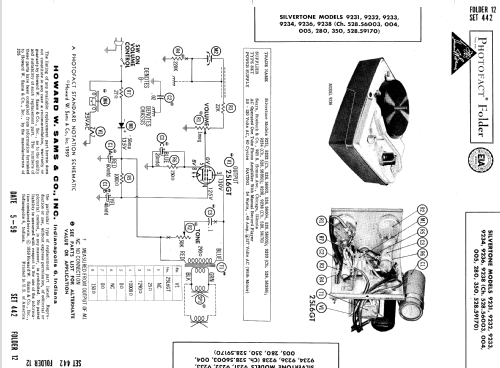 Silvertone 9231 Ch= 528.56003; Sears, Roebuck & Co. (ID = 535562) R-Player