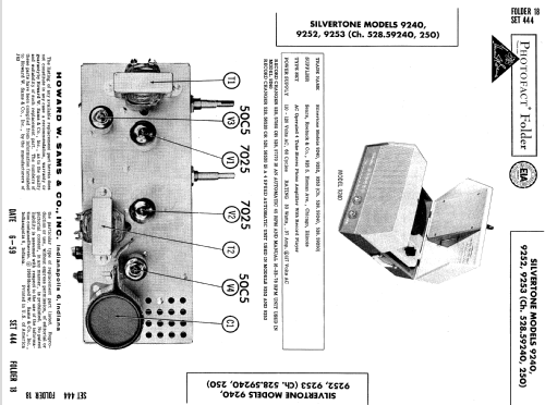 Silvertone 9240 Ch= 528.59250; Sears, Roebuck & Co. (ID = 535633) R-Player