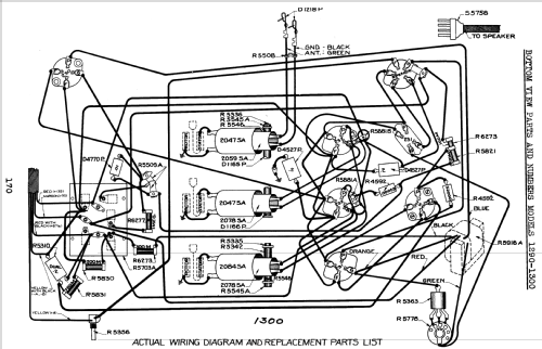 Silvertone 'A' Battery Order= 57FM 1290C or 1291C; Sears, Roebuck & Co. (ID = 1274663) Radio