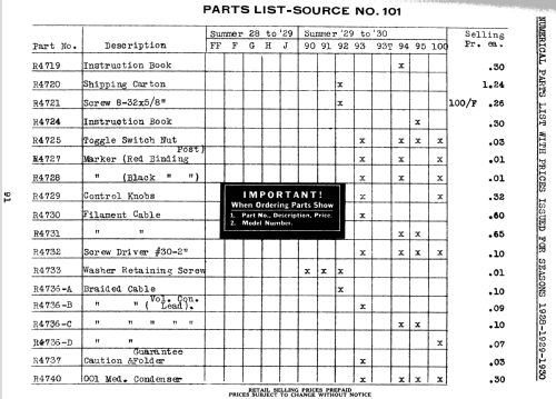 Silvertone F Ch= R4430; Sears, Roebuck & Co. (ID = 1271939) Radio