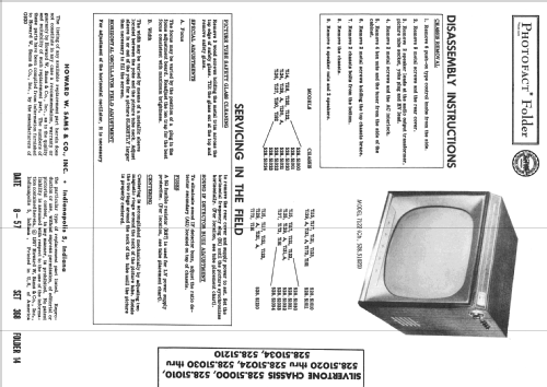 Silvertone model 7130 Ch= 528.51001; Sears, Roebuck & Co. (ID = 2422917) Televisión