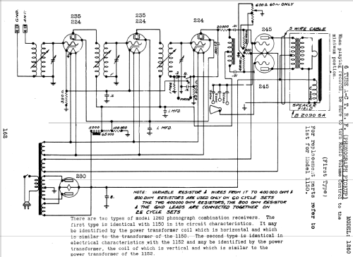 Silvertone Order= 57FM 1260C or 1261C; Sears, Roebuck & Co. (ID = 1274645) Radio