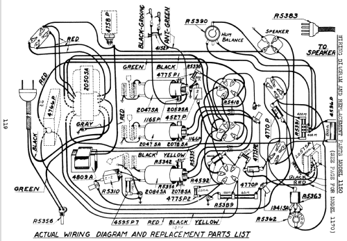 Silvertone Order= 57FM 1260C or 1261C; Sears, Roebuck & Co. (ID = 1274652) Radio