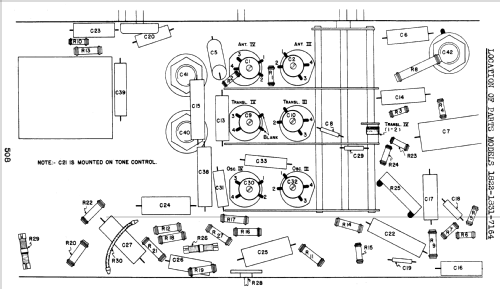 Silvertone Order= 57FM 1822; Sears, Roebuck & Co. (ID = 1285795) Radio