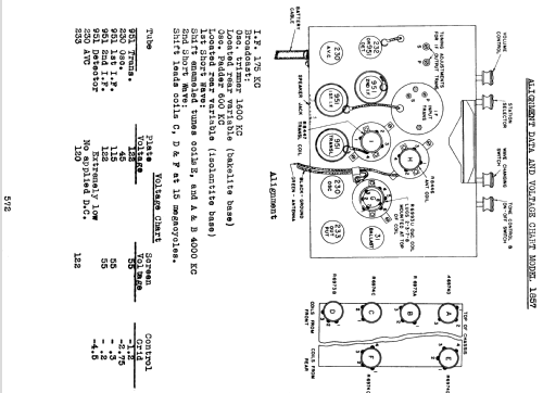 Silvertone Order= 57FM 1857; Sears, Roebuck & Co. (ID = 1286427) Radio