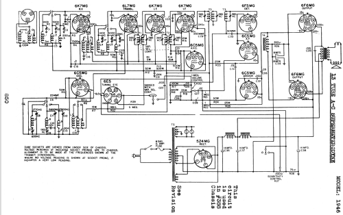 Silvertone Order= 57LM 1946 Ch= 388; Sears, Roebuck & Co. (ID = 1322345) Radio