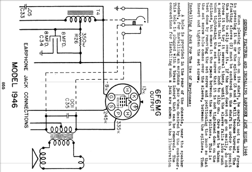 Silvertone Order= 57LM 1946 Ch= 388; Sears, Roebuck & Co. (ID = 1322352) Radio