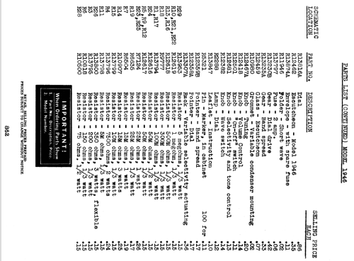 Silvertone Order= 57LM 1946 Ch= 388; Sears, Roebuck & Co. (ID = 1322356) Radio