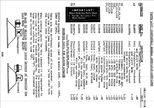 Silvertone 1915 Early and Late Order= KM 1915; Sears, Roebuck & Co. (ID = 1296858) Radio