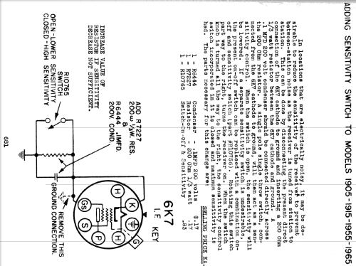 Silvertone 1915 Early and Late Order= KM 1915; Sears, Roebuck & Co. (ID = 1296862) Radio