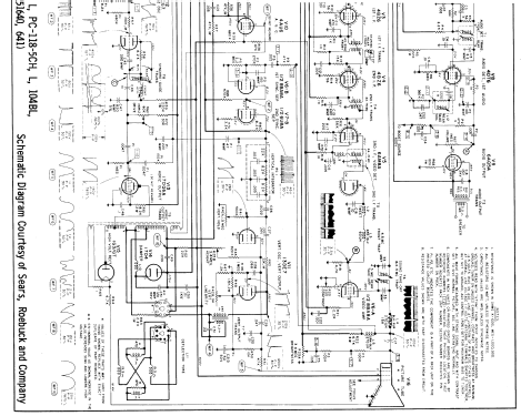 Silvertone PC-118-5CH, L Ch= 456.51640,641, 528.51640,641; Sears, Roebuck & Co. (ID = 617983) Television