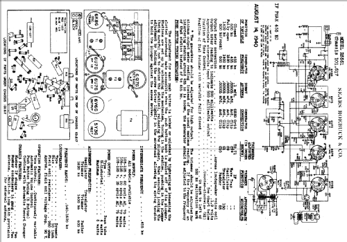 Silvertone R5561 Ch= 101.817; Sears, Roebuck & Co. (ID = 649669) Radio