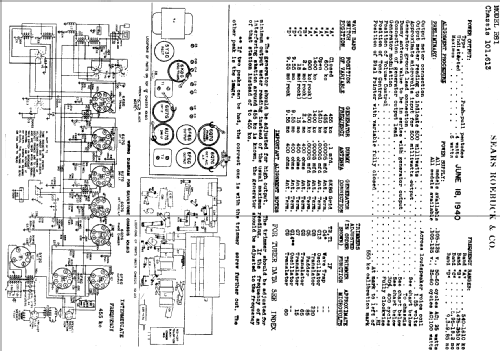 Silvertone R81 Ch= 101.613; Sears, Roebuck & Co. (ID = 629180) Radio