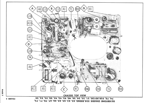 Slvertone 8100BE Ch= 528.50066; Sears, Roebuck & Co. (ID = 2538555) Télévision