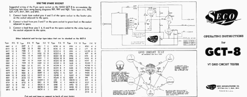 VT Grid Circuit Tester GCT-8; Seco Manufacturing (ID = 2713892) Equipment