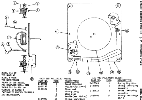 B3A ; Seeburg Corp., J. P. (ID = 812035) R-Player