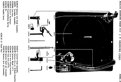 K ; Seeburg Corp., J. P. (ID = 812070) R-Player